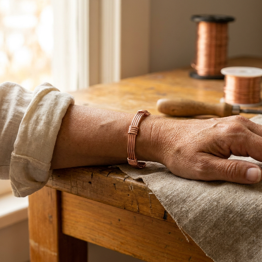 Hester's Sere Copper Bracelet