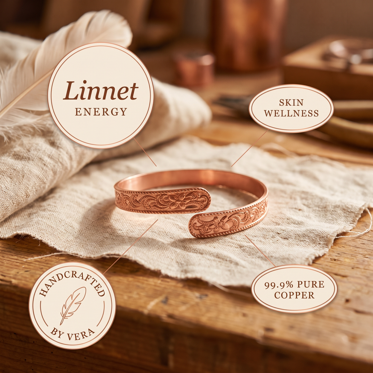 Hester's Moor Copper Bracelet