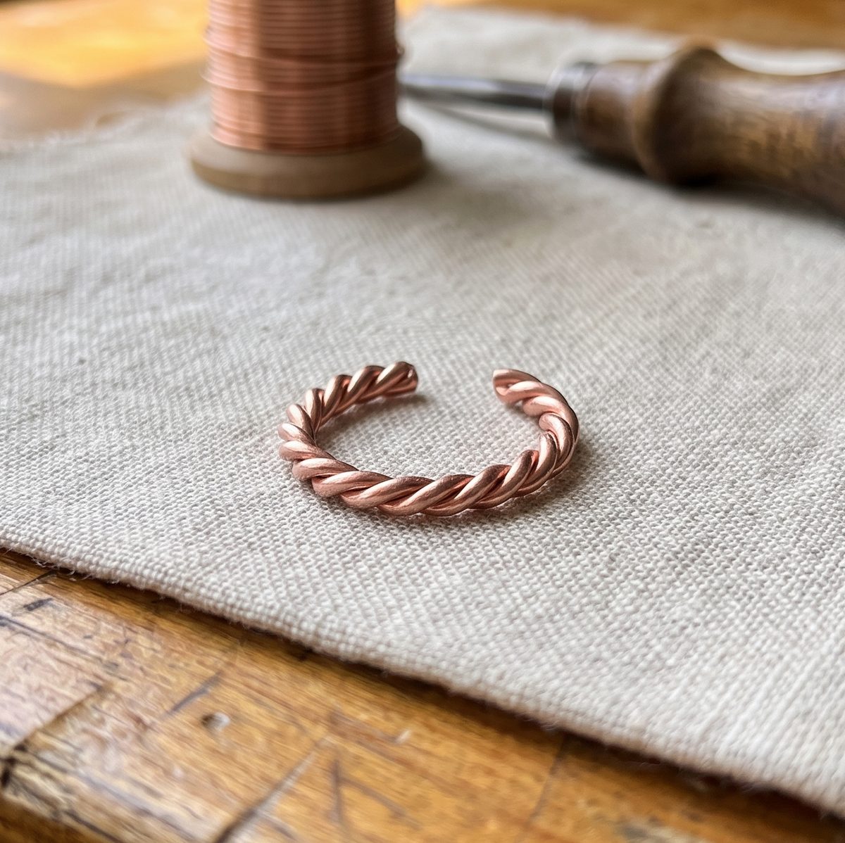 Hester's Copper Tensor Ring