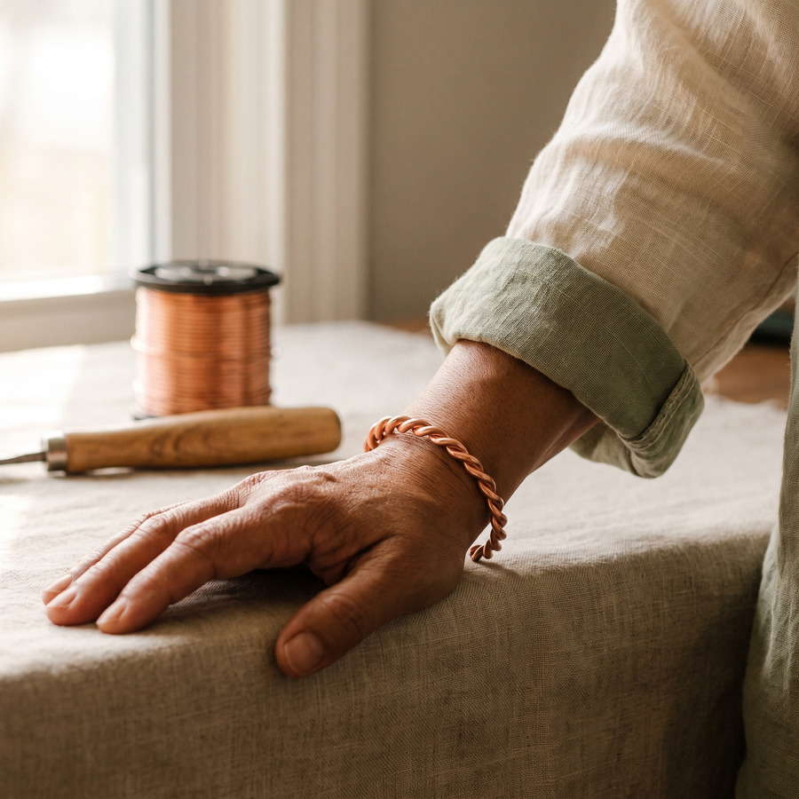 Hester's Tensor Copper Bracelet