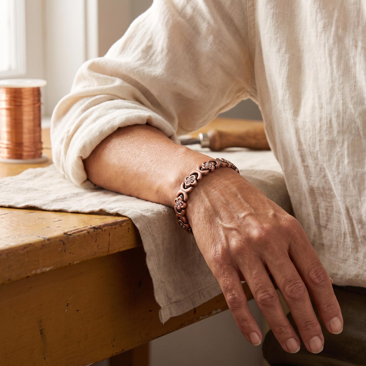 Hester's Keel Copper Bracelet