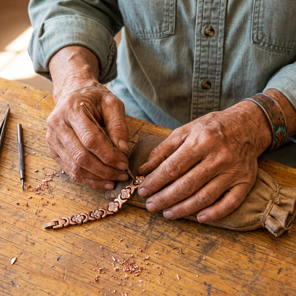 Hester's Keel Copper Bracelet