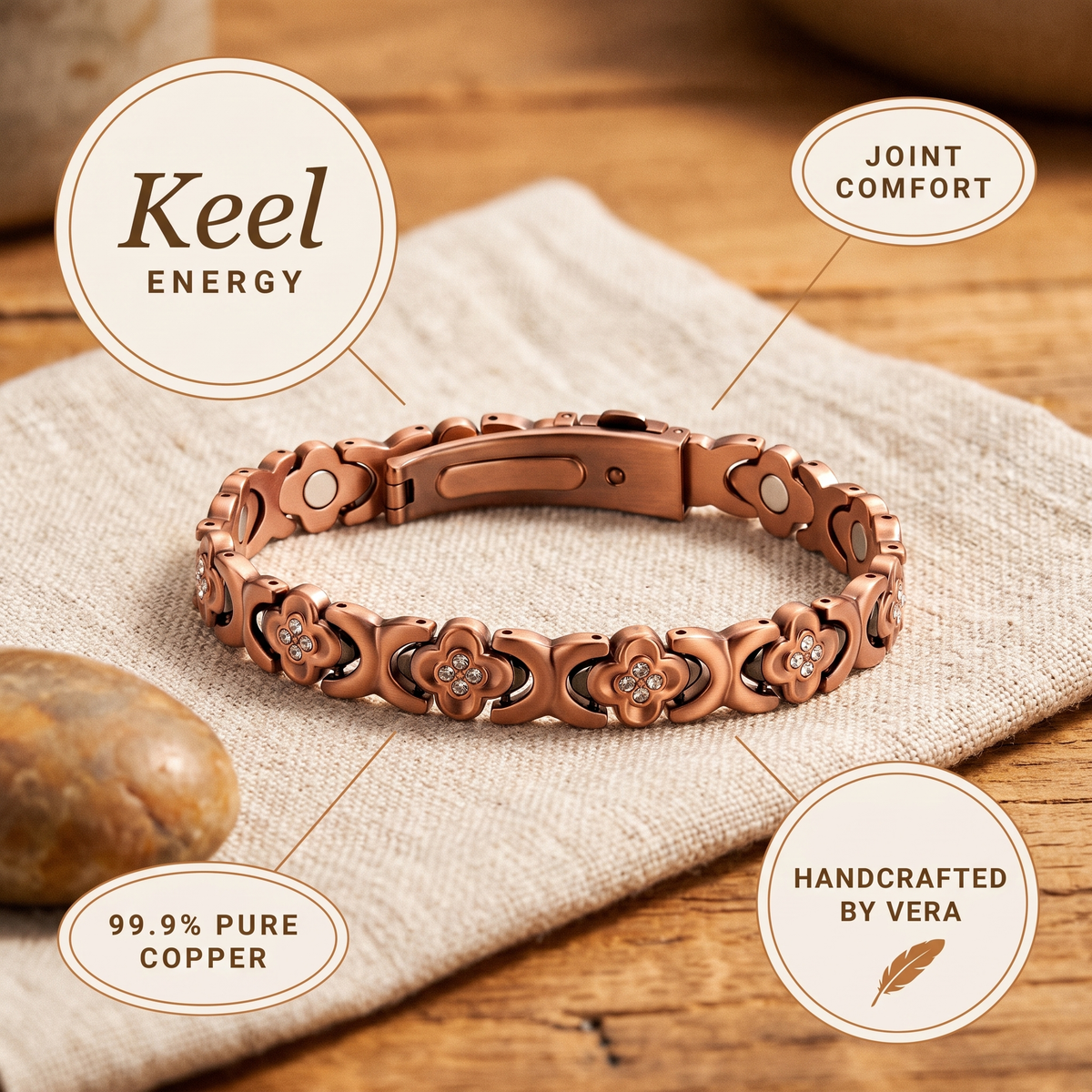 Hester's Keel Copper Bracelet