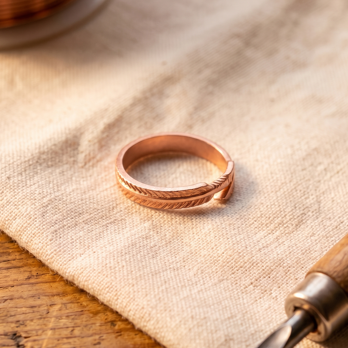 Hester's Root Copper Ring