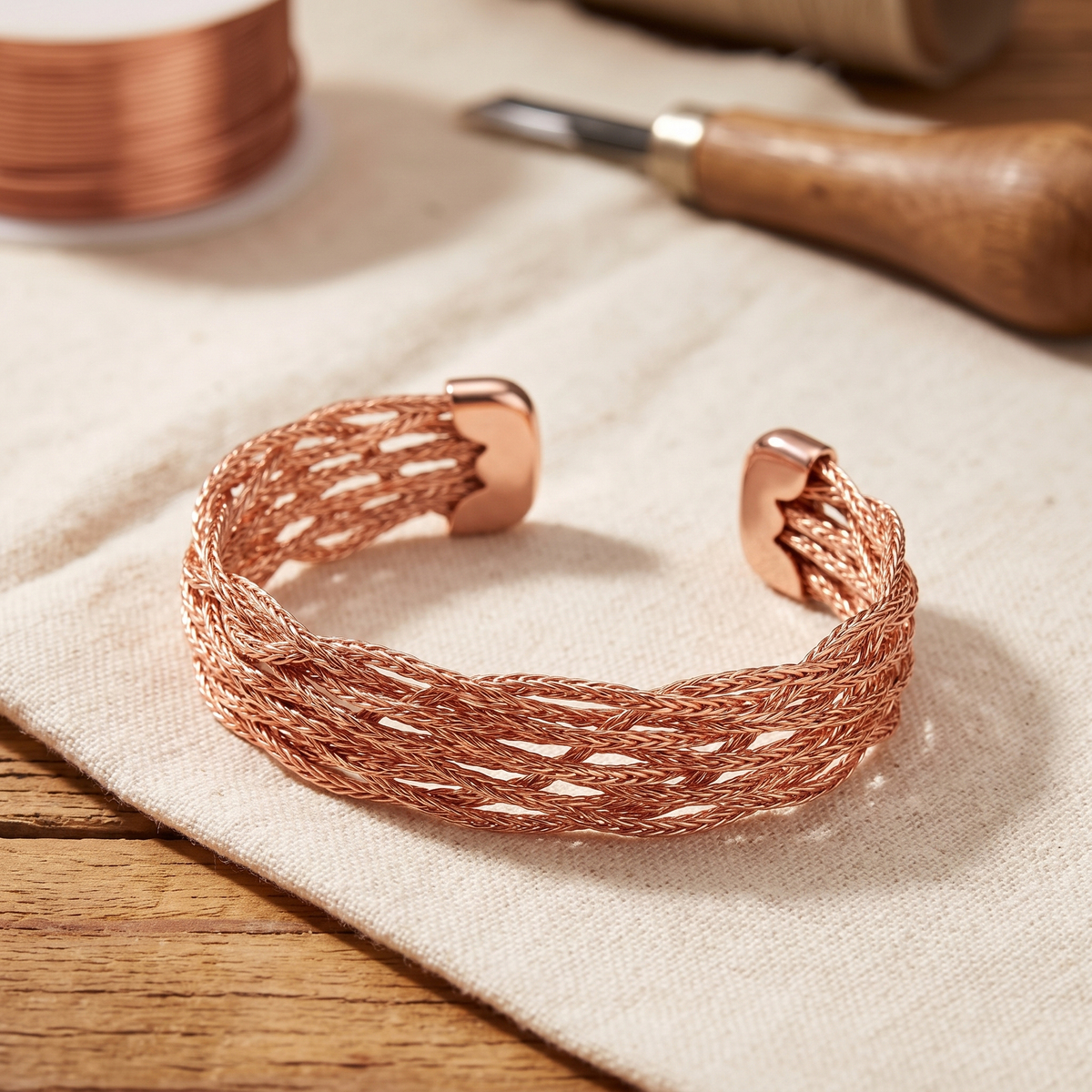 Hester's Elk Copper Bracelet