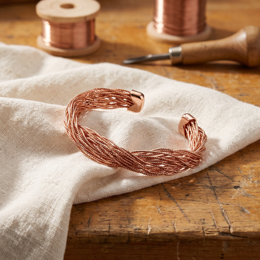 Hester's Finch Copper Bracelet