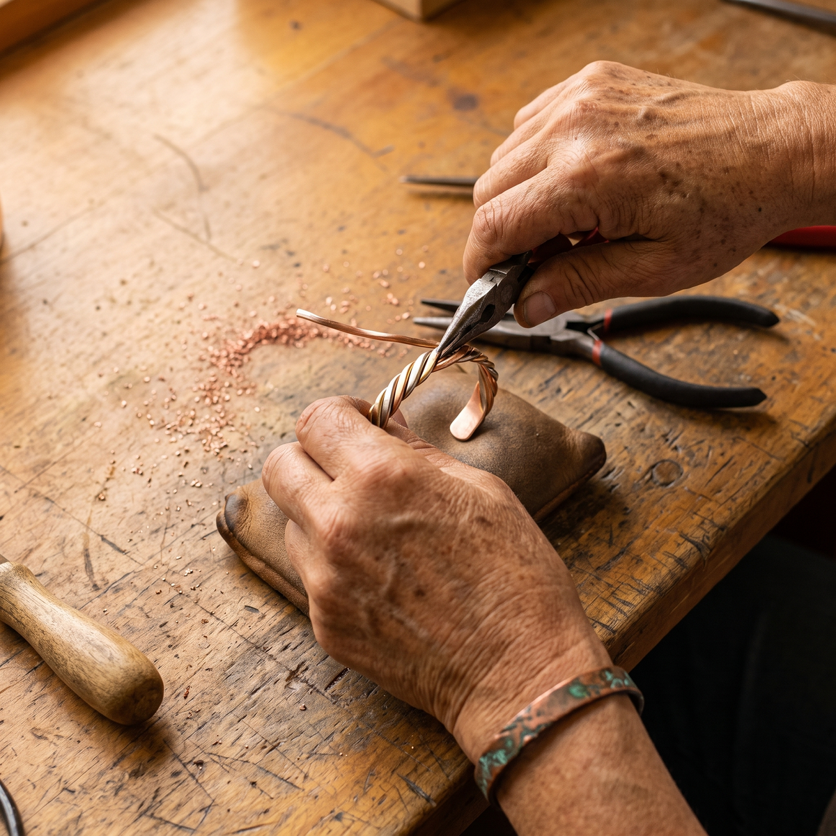 Hester's Bog Copper Bracelet
