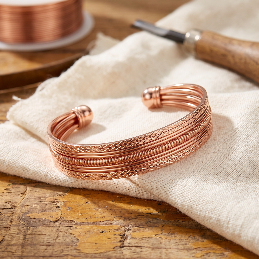 Hester's Bracken Copper Bracelet