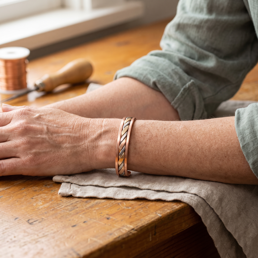 Hester's Bud Copper Bracelet