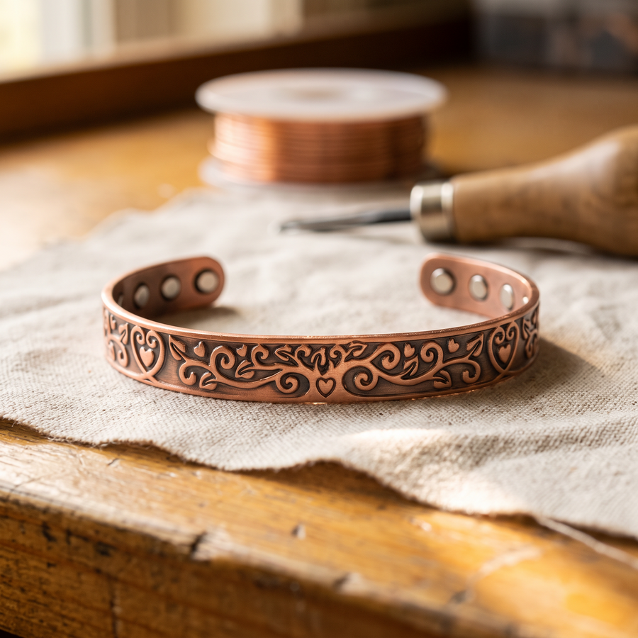 Hester's Surf Copper Bracelet