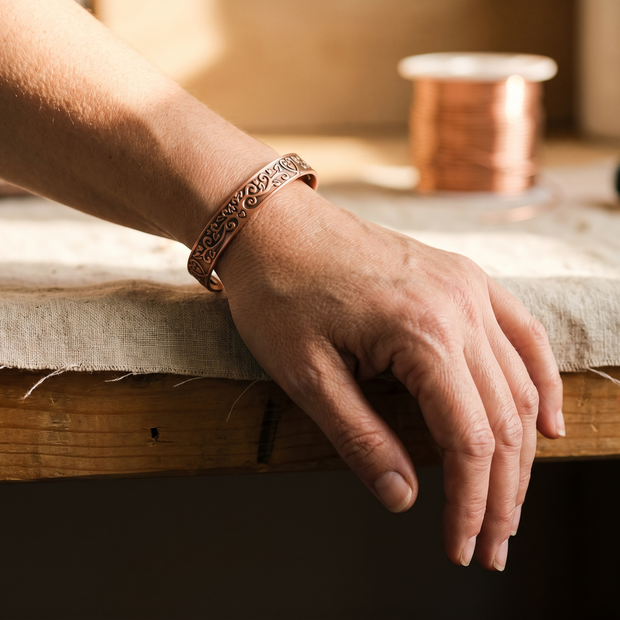 Hester's Surf Copper Bracelet