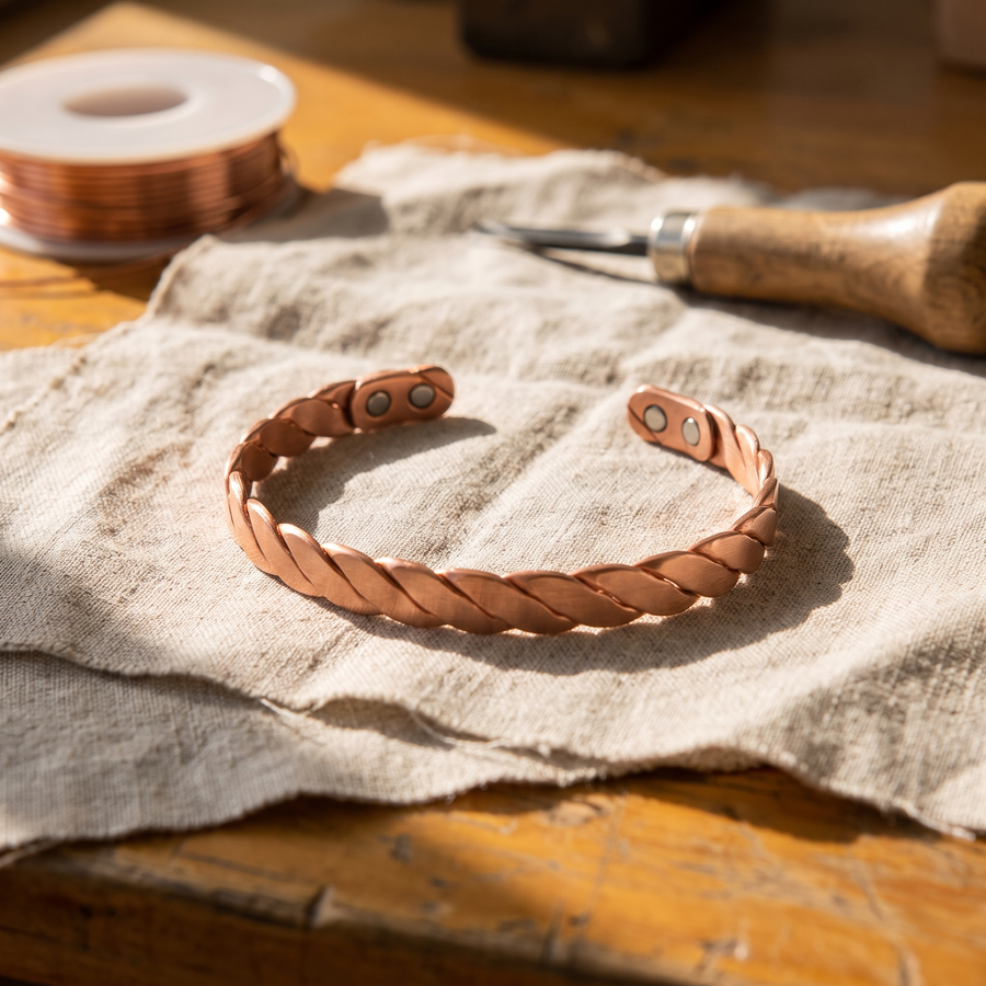 Hester's Reed Copper Bracelet
