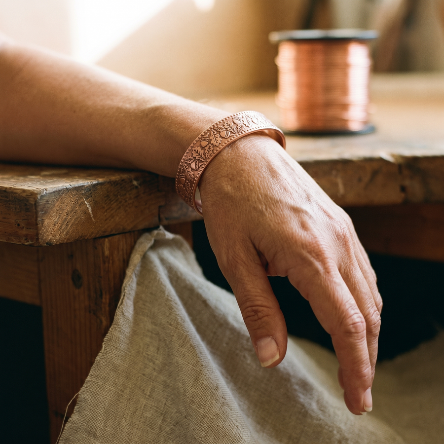 Hester's Timber Copper Bracelet