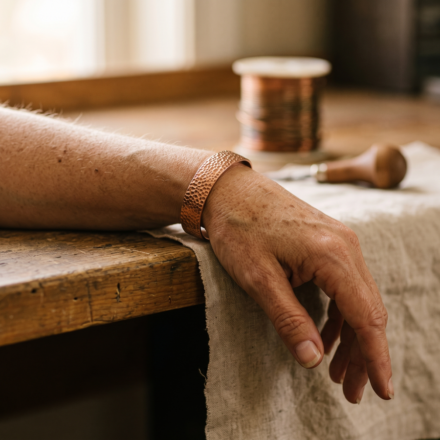 Hester's Moon Copper Bracelet