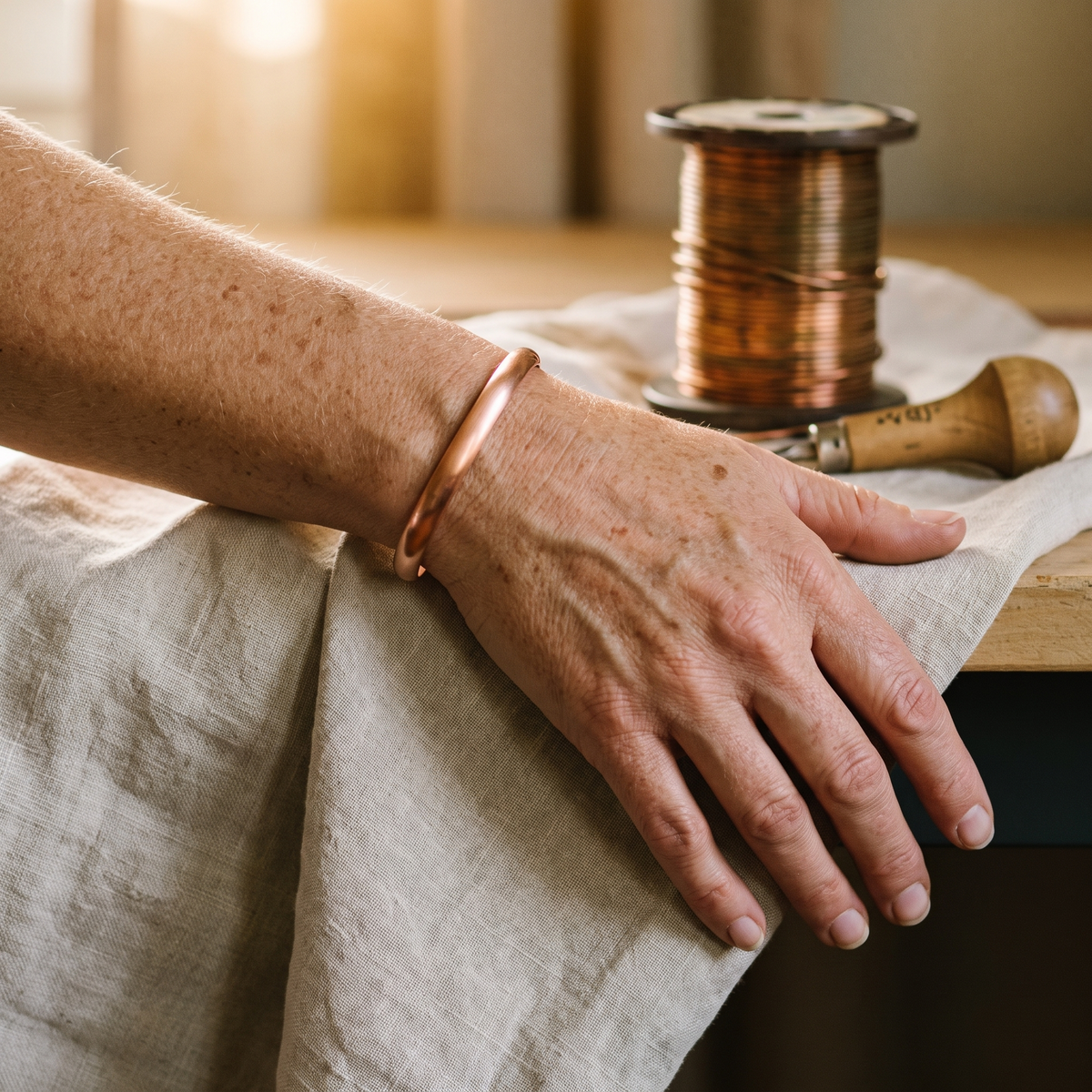 Hester's Stream Copper Bracelet