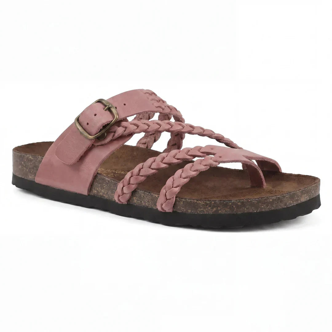 Hayleigh | Woven Strap Footbed Sandals