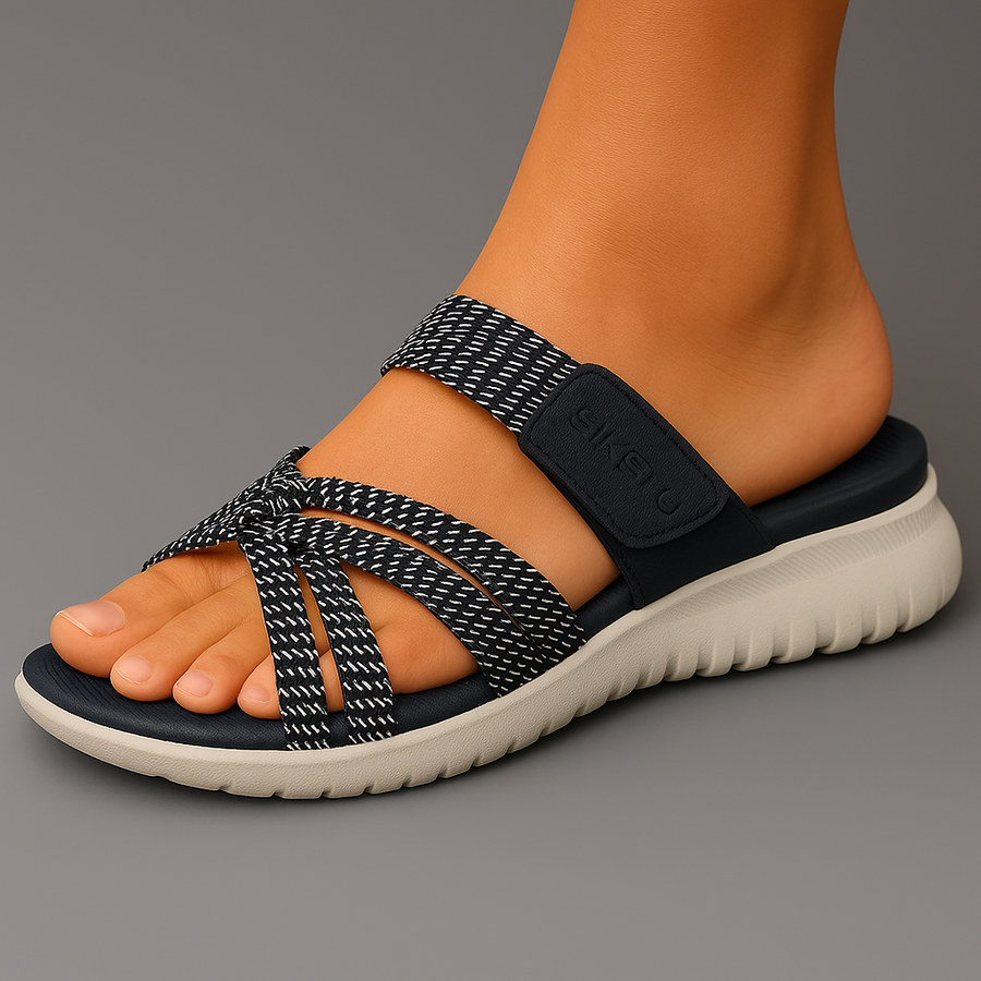 Laura | Padded Slip-On Sandals